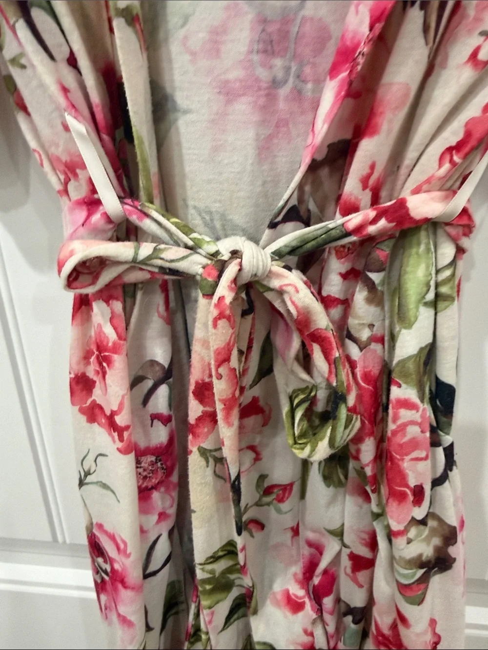 EUC Show Me Your Mumu Brie Floral Kimono Robe Garden of Blooms One Size